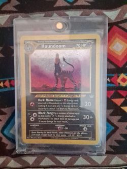 Houndoom Holo Rare Pokémon Card 8/64