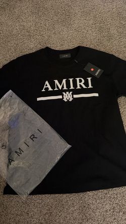 Amiri MA Bar Logo T-Shirt Black