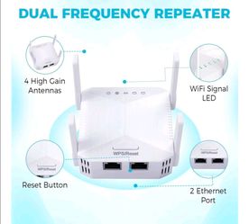 Dual Frequency WiFi Range Extender Repeater