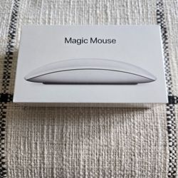 Apple Magic Mouse (Model A1657) – White – Brand New, Sealed in Box – USB-C to Lightning Cable Included