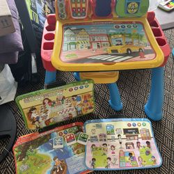 VTech Activity Desk Deluxe And Add-on Bundle
