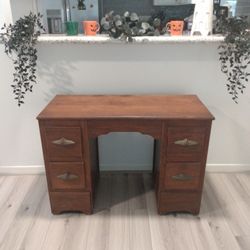 Antique Vintage Small Desk Houston History Myers Spalti Mfg Co 