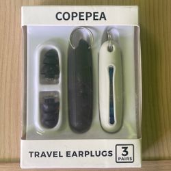 Travel Earplugs 3 Pairs 