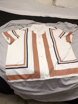 Men's SUPER HOT striped Dress Shirt!!!!!!
