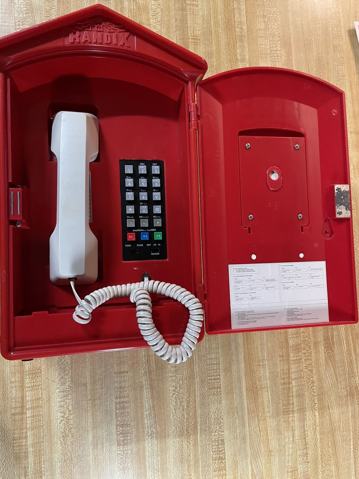 Collectible Fire Alarm Box Telephone.