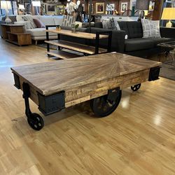 Factory Cart Coffee Table
