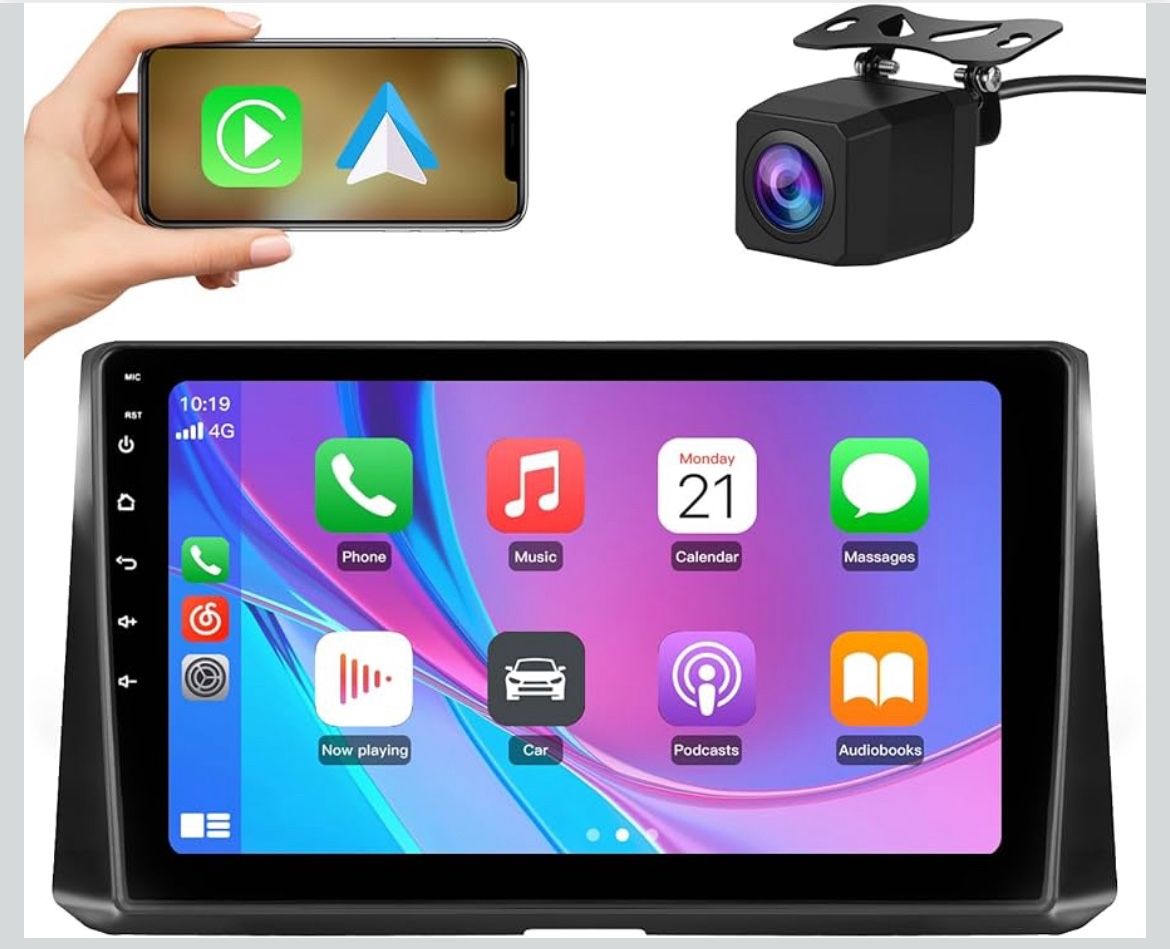 9” Touchscreen Radio for Toyota Corolla 2018-2021 Android 13 Wireless CarPlay Android Auto