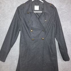Old navy Womens Small Gray Pea coat 