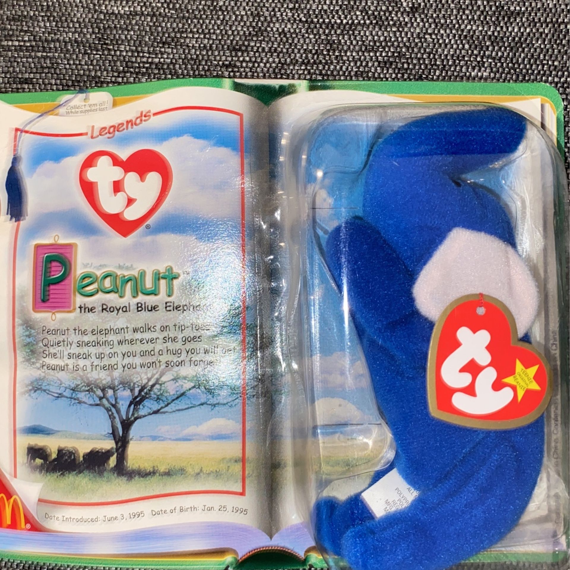 Peanut Mc Donald’s Ty Beanie Baby