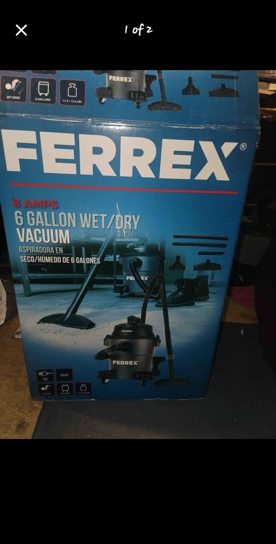 Ferrex Wet/Dry Vacuum (Brand NEW)