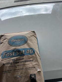 Drywall mud 40minute 3 bags for $15