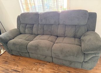 Used couch recliner set