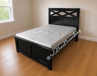 New Queen Bed and memory foam mattress