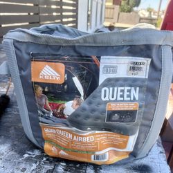 Queen, Air Mattress Built-In Battery Operated Pump