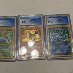 Pokemon Celebrations Trio Graded 