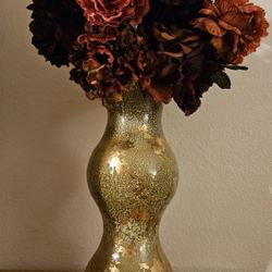 Gold Vase Flowers Not Included