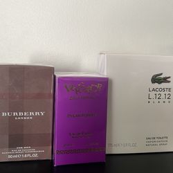Versace Burberry Lacoste Perfumes & More