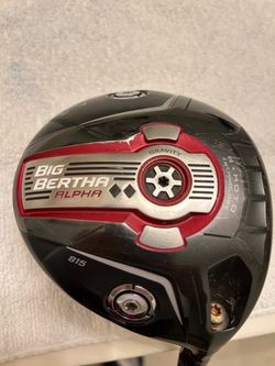 CALLAWAY 815 BIG BERTHA ALPHA DRIVER