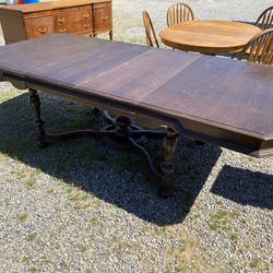 Large Antique Dining Table 