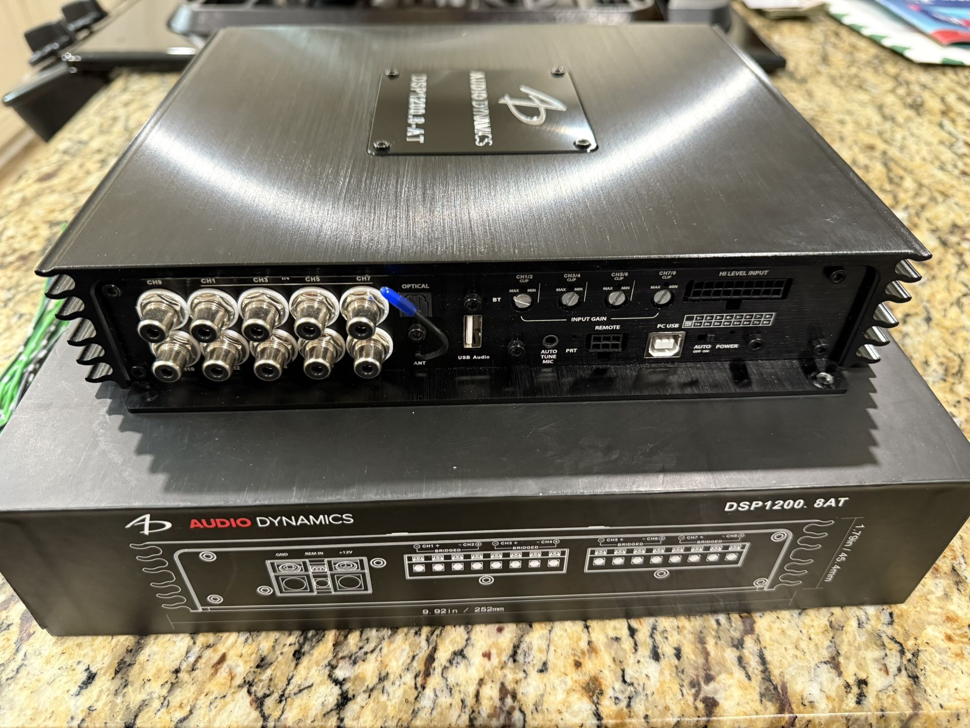 Audio Dynamics 8 Channel 1200W DSP Amplifier