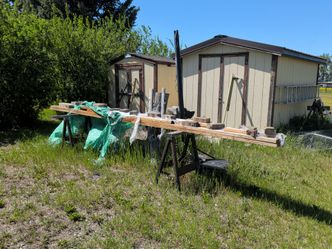 Redwood deck boards