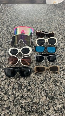 Lot Of 10 Women’s Used Sunglasses Unbranded 