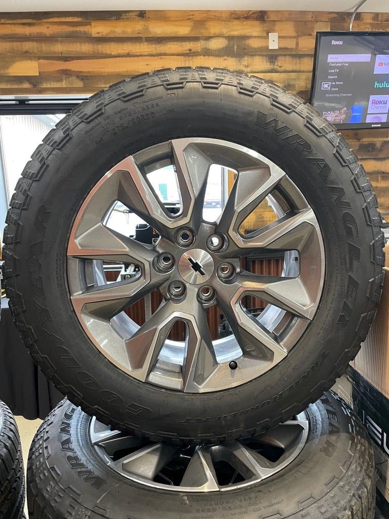 Chevy Tahoe Rims Chevrolet Suburban Wheels Silverado Snowflakes Trail Boss High Country LTZ Rst Z71 Yukon Sierra Denali Cadillac Escalade 