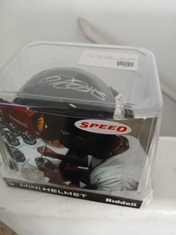 Signed Mini Helmet