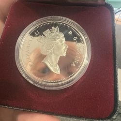 1995 Silver Canadian Proof 925 Sterling Silver 25.11 G
