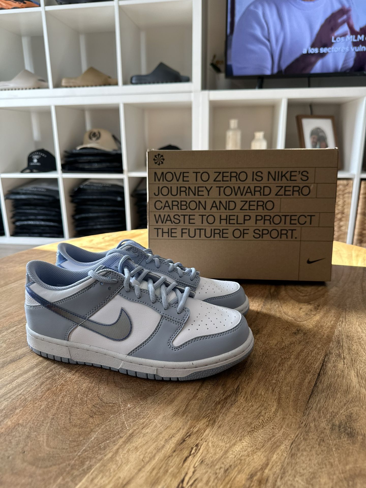 Nike Dunk Low Blue Whisper Size 6y & 6.5y Deadstock