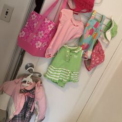 Bundle Of Girls Baby Clothes