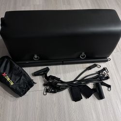 Zeno Gym Workout Bench With Resistance Bands And Attachements