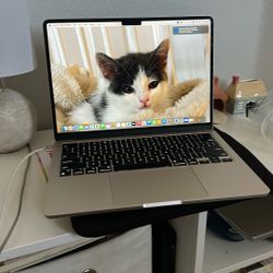 MacBook Air (M2, 2022) in Starlight.