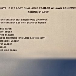 2maquinas Una 52 Y Una 36 Más El Trailer Y Muchas Erramientas Mas