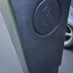 Custom 12 inch Subwoofer Enclosure For 1(contact info removed) Ford F250 and F350 Leather Center Consule Enclosure