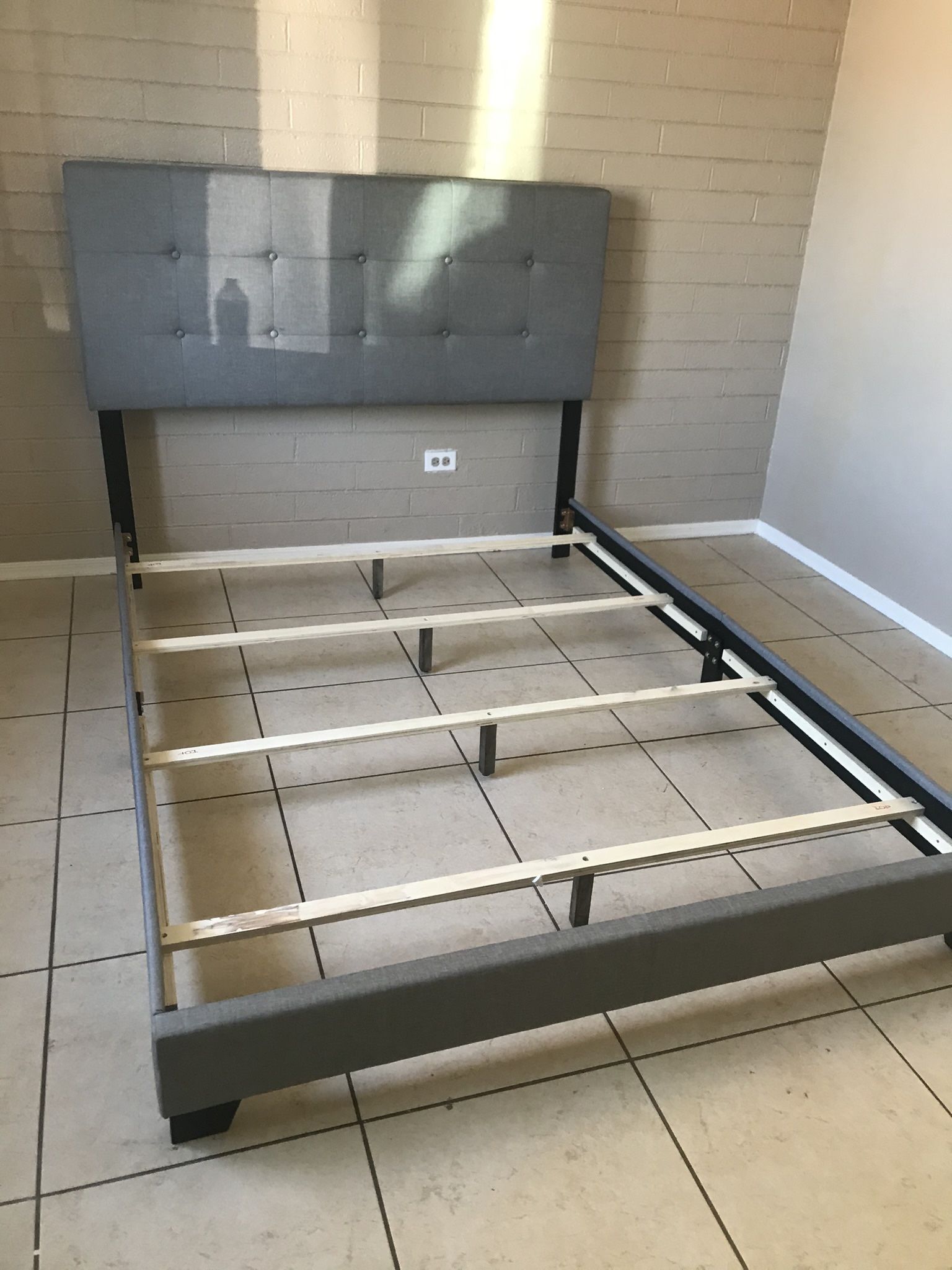 Gray Full Size Bedframe