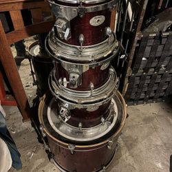 Premier Birch 4 Piece Drum Set 
