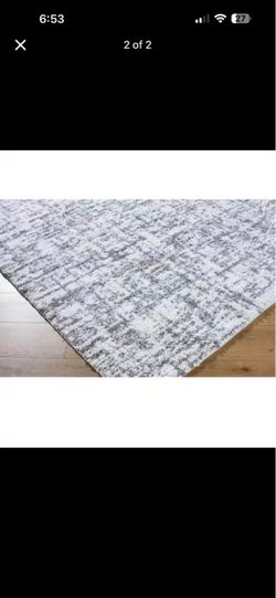 Grey and white Carpet