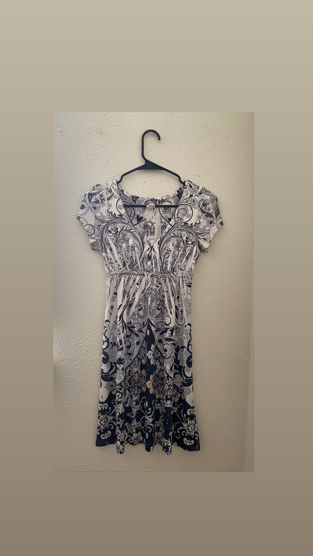 Classic Paisley Print Dress - size small