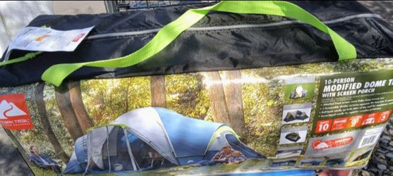 Ozark Trail 10-Person Modified Dome Tent with Screen Porch