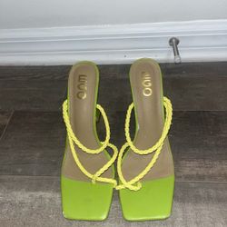 Lime Green Heels