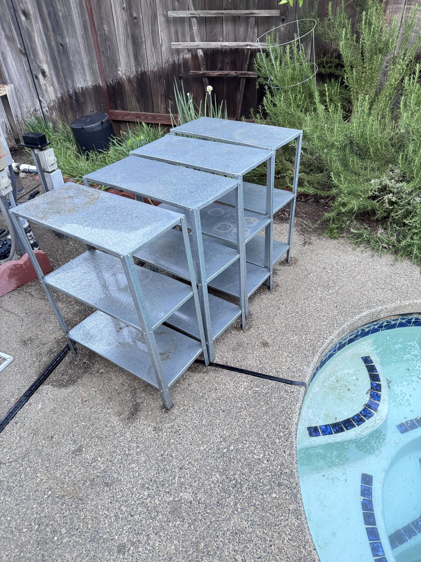 Ikea Hyllis Shelf Shelf unit, indoor/outdoor, 23 5/8x10 5/8x29 1/8 "