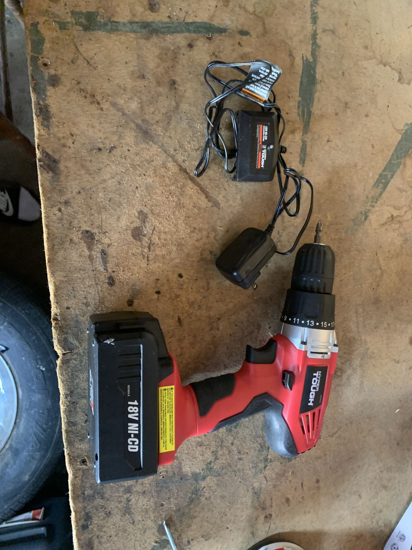 Hyper touch 18-volt cordless drill