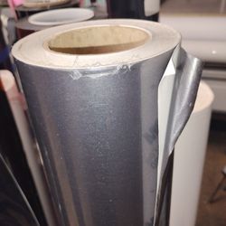 Metallic Grey Vinyl Wrap Roll 