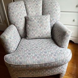 Coz, Comfortable Chair For Any Room. Beautiful Pastel Colors.