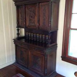 Antique Buffet Cabinet