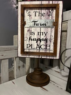 Farmhouse sign