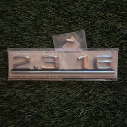 190e 2.3-16v Badge