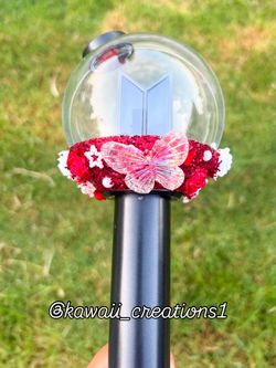 Handmade BTS lightstick rhinestone cover