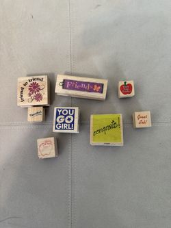 8 Rubber Stamps